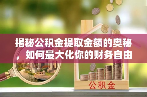 班戈揭秘公积金提取金额的奥秘，如何最大化你的财务自由
