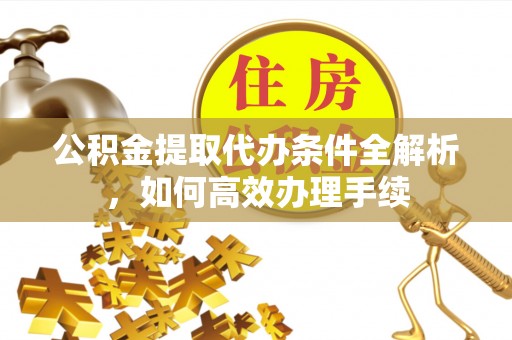 班戈公积金提取代办条件全解析，如何高效办理手续