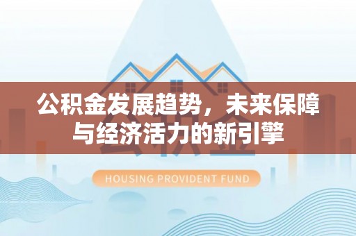 班戈公积金发展趋势，未来保障与经济活力的新引擎